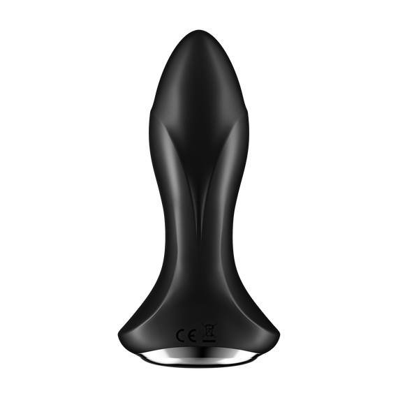 Анальний смарт вібратор Rotator Plug 1+ вібрація + імітація римінгу колір: чорний Satisfyer (Німеччина) | Зображення 2