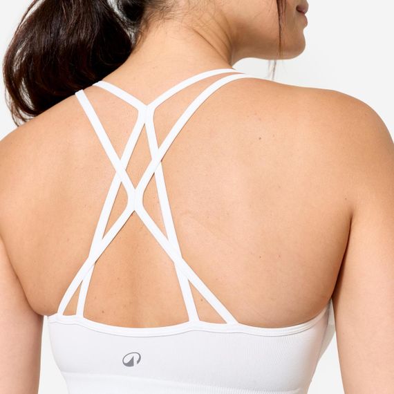 Топ спортивний жіночий для йоги білий - S | Зображення 2