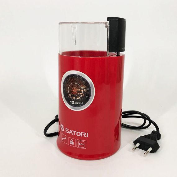 Домашние кофемолки Satori SG-1804-RD | Кофемолка електрична | Кофе молка для PG-203 помола кофе | Зображення 1