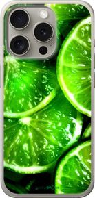 Чохол на iPhone 15 Pro Зелені часточки лимона "852u-3096-2448"
