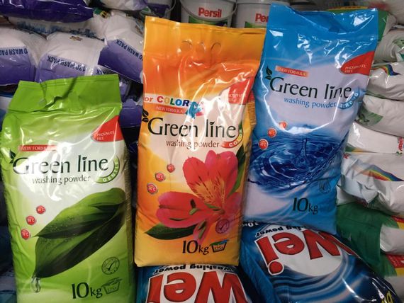 Пральний порошок🌿 Green Line порошок 10 кг 🧺 Gentle | Color | Strong 💧 Фосфат-Free ✅ Супер економія | Зображення 4