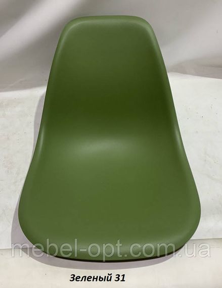 Стілець Nik N Eames DSW пластик зелений 31, на дерев'яних букових ніжках | Зображення 1