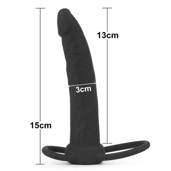 Насадка для подвійного проникнення - Anal Indulgence Collection Silicone Fantasy Double Prober | Зображення 3