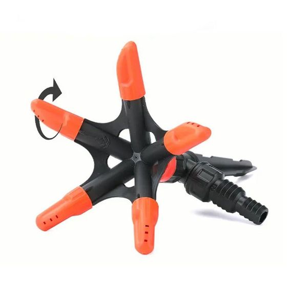 Садовая система полива с вращением на 360° / Спринклерный ороситель для газона / Распылитель для сада | Зображення 6