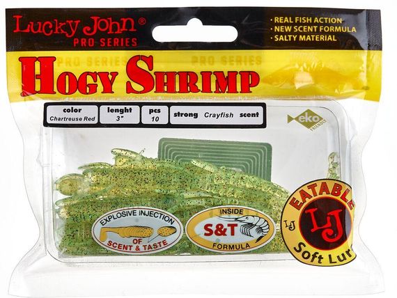 Твистер 3" LJ Лаки Джон Hogy Shrimp 140-S15 | Зображення 1