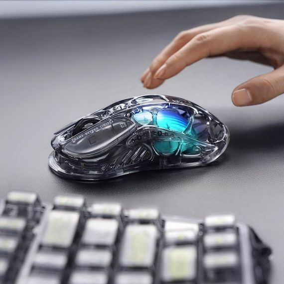 Ігрова Миша GravaStar Mercury M2 - Transparent Black, (GRAVASTARM2_XTAL_BLK) | Зображення 5