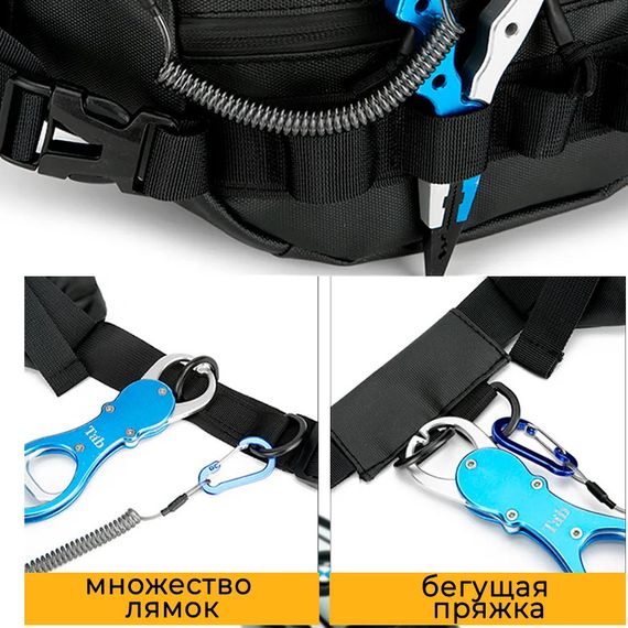 Бананка чоловіча без принту, Поясна сумка без принту підліток, Бананка для чоловіків KZ-27 | Зображення 6