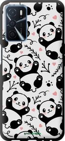 Чохол на Oppo A16 Панди "4318b-2469-2448"