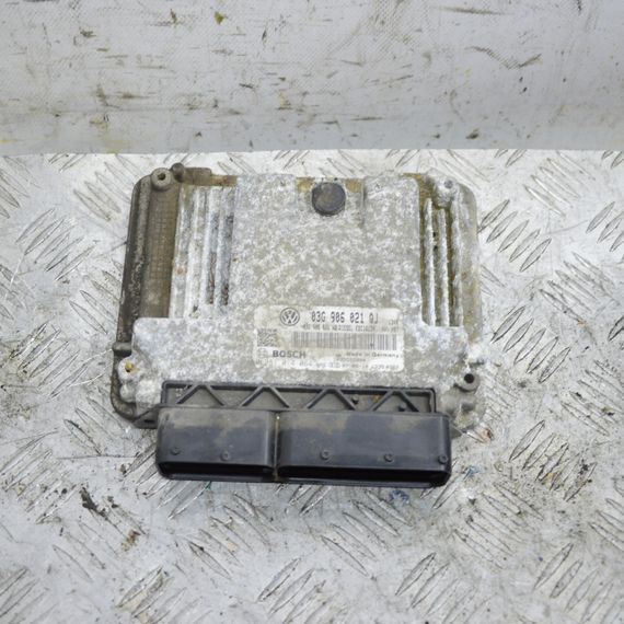 Блок керування двигуном 1.9 TDI Volkswagen Golf V 2003-2008 Комп'ютер ЕБУ мотора Фольксваген 03G906021QJ