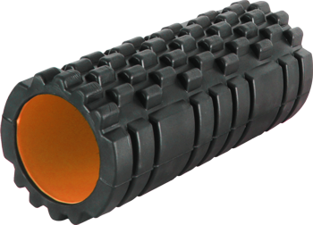 Масажний ролик (роллер) Power System PS-4050 Fitness Foam Roller Black/Orange (33x15см.)