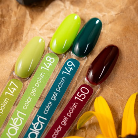 Гель-лак Valeri 147 "Середземноморська оливка" 6мл | Зображення 1