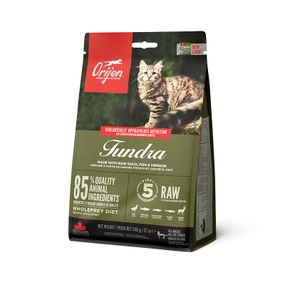 Корм Orijen Tundra Cat сухий з м'ясом, птицею та рибою для котів будь-якого віку 0.34 кг
