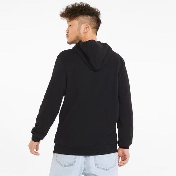 Худи мужской Puma Power Logo Hoodie 847378 01 (черный, мужской, спортивный, хлопок, бренд пума) | Зображення 3