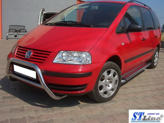 Кенгурятник WT005 (нерж) для Ford Galaxy 1995-2006 рр | Зображення 1