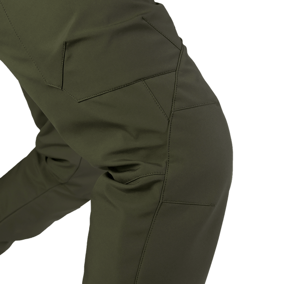 Зимові штани SoftShell Олива (6614), S XL | Зображення 4