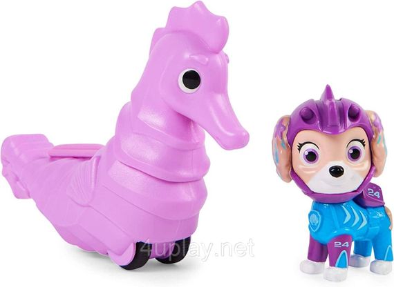 Щенячий патруль Аква пупс Корал і морський коник Оригінал Paw Patrol Aqua Pups Coral and Seahorse Action Figures | Зображення 4
