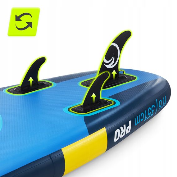 Надувна SUP дошка TSUNAMI PRO 350 см з веслом T13 (P-5905973405614) | Зображення 5
