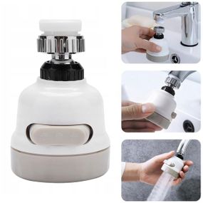 Поворотная насадка-аэратор на кран, 3 режима, Water Saver / Водосохраняющая насадка с поворотной головкой /