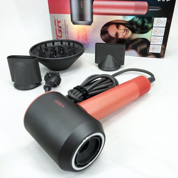 Фен звичайний для укладання волосся, Фен з іонізацією для укладання волосся з іонізацією PJ-12 | Зображення 6