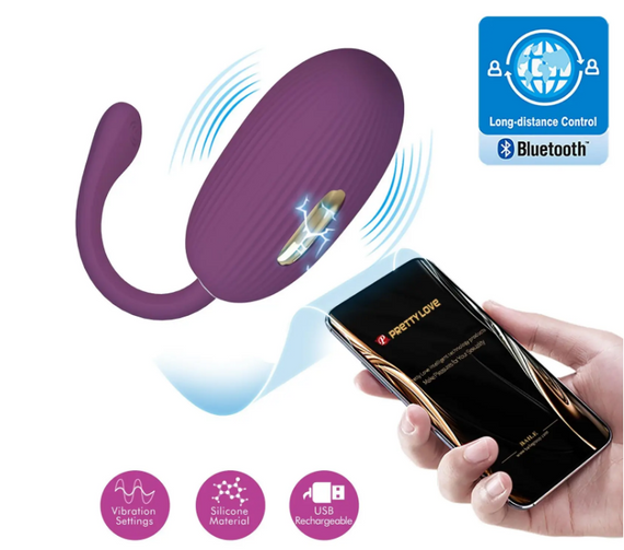 Віброяйце з електростимуляцією, кероване смартфоном Pretty Love — Doreen sexstyle | Зображення 1