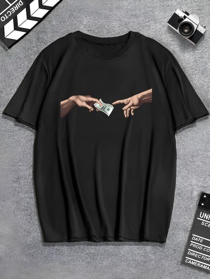 Футболка з ДТФ принтом (оверсайз)