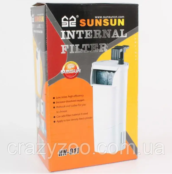 Внутрішній фільтр для акваріума SunSun HN-011 3 Вт 300 л/год до 60 л