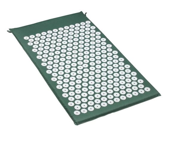 Килимок масажно-акупунктурний Acupressure mat з подушкою Acupressure Mat or Bed of Nails Зелений (385) | Зображення 2