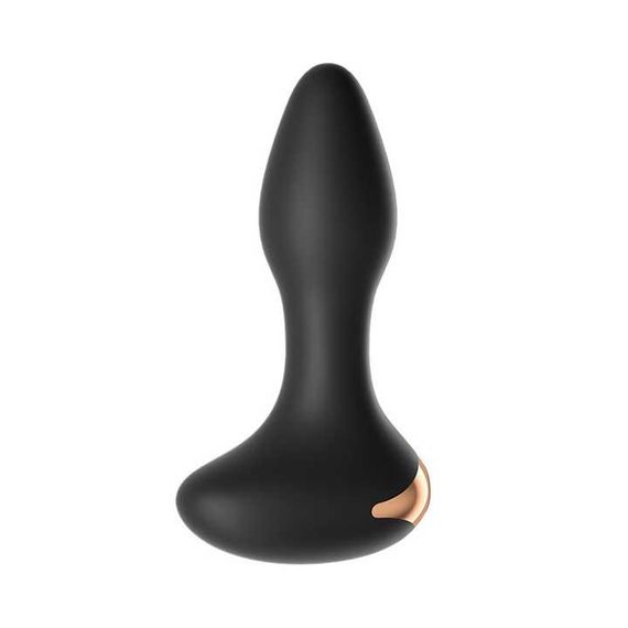 Анальная пробка с вибрацией LILO USB - Чёрный - 13*3 см - Анальные игрушки