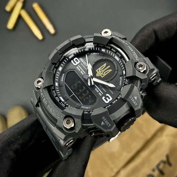 Чоловічий годинник Awarder 001 Тризуб золото All Black | Зображення 2