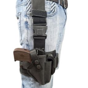 Кобура ПМ набедренная (oxford черная 600-D)