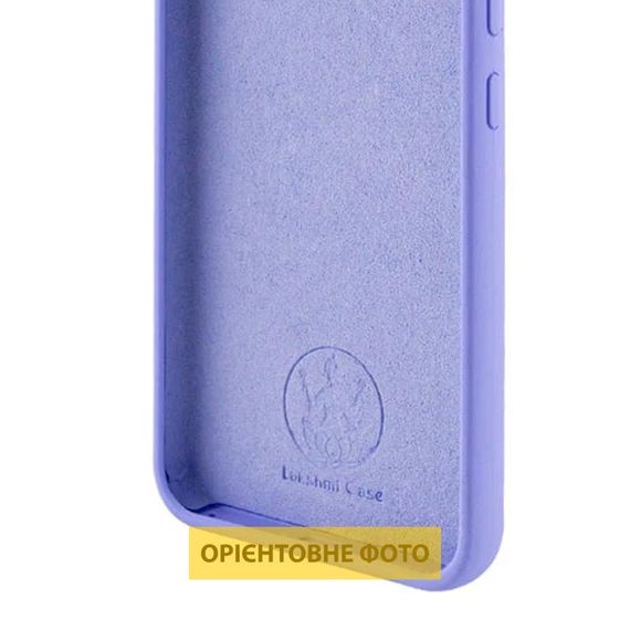 Чехол Silicone Cover Lakshmi Full Camera (AAA) для Motorola Moto G85 Белый / White Бузковий / Dasheen | Зображення 1