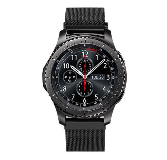Міланський сітчастий ремінець Primo для годинника Samsung Gear S3 Classic SM-R770/Frontier RM-760 - Black