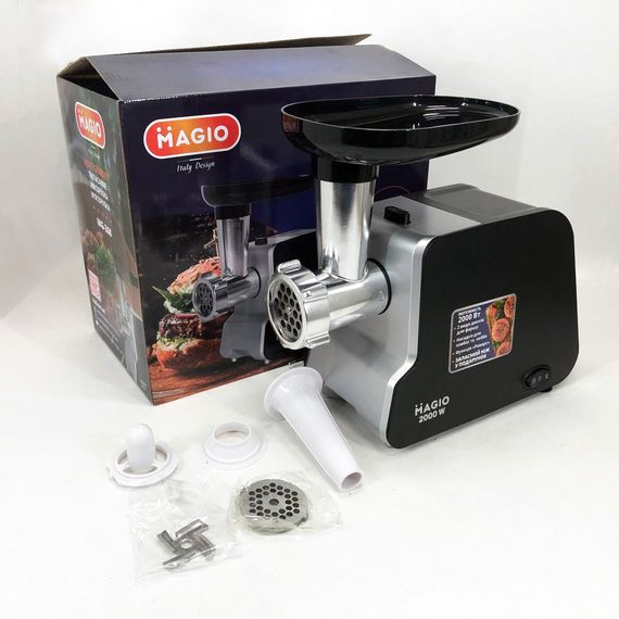 Мясорубка Magio MG-268 N 2000 Вт мясорубка для мяса электромясорубка для шинковки электромясорубка для дома | Зображення 8