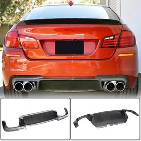 Задний диффузор бампера V2 для F10 M5, Карбон для BMW 5 серия F-10/11/07 2010-2016 гг