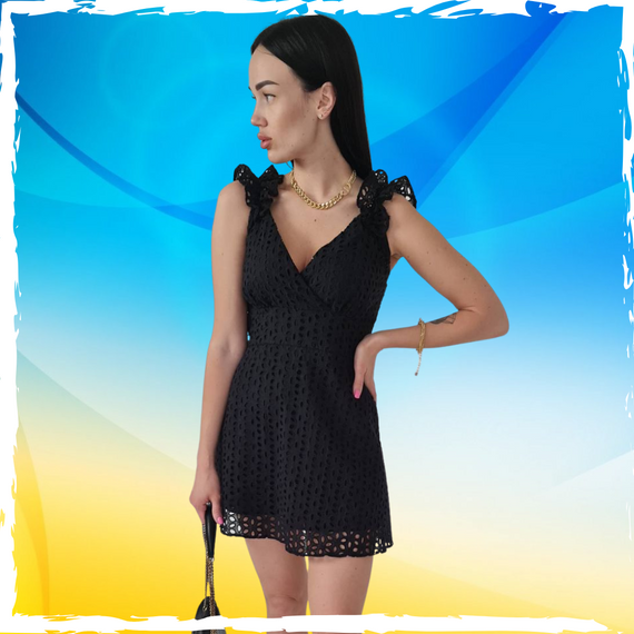 Жіноча сукня чорна Bon Bon. Сукня універсальна. S