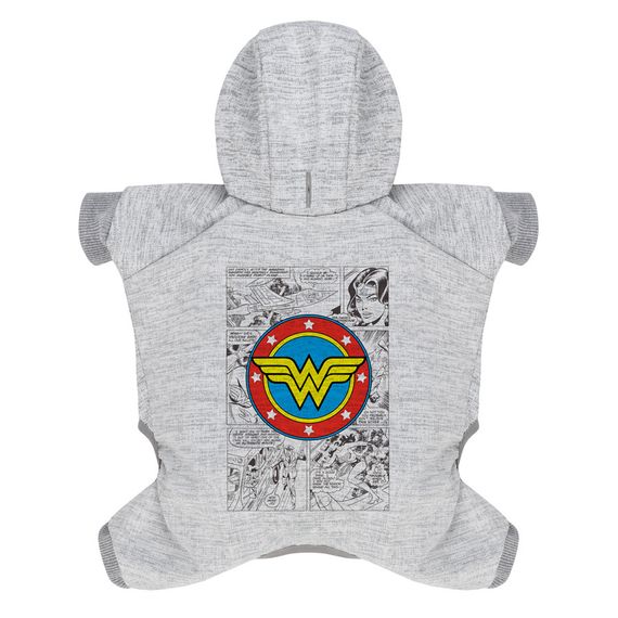 Комбінезон для собак WAUDOG Clothes малюнок "Диво-жінка комікс", софтшелл, XS30, B 36-40 см, С 24-27 см | Зображення 2