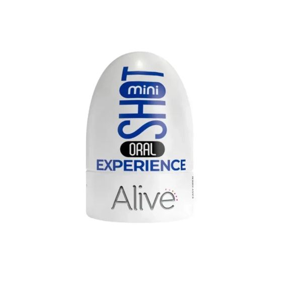 Кишеньковий мастурбатор Alive Mini Shot Oral Experience у вигляді рота Sex Aura | Зображення 3