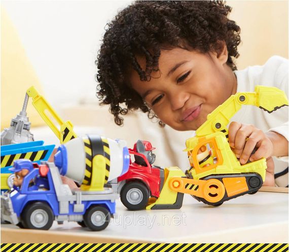 Щенячий патруль Кремез і команда Бульдозер та фігурка Кремеза Paw Patrol Rubble & Crew Rubble’s Bulldozer Toy Truck | Зображення 6
