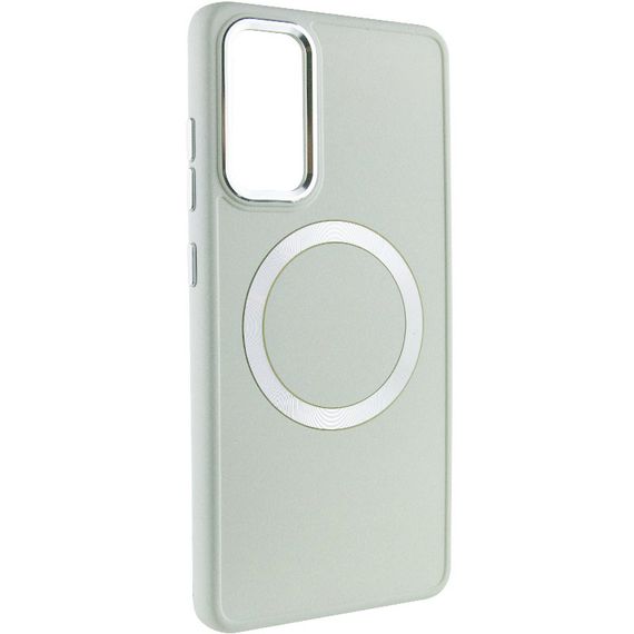TPU чехол Bonbon Metal Style with MagSafe для Samsung Galaxy S23 FE Белый / White