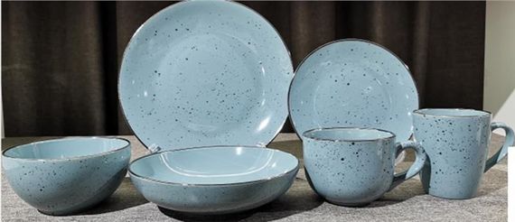 Салатник Ardesto Bagheria Misty blue AR-2914-BGС 14 см блакитний | Зображення 1