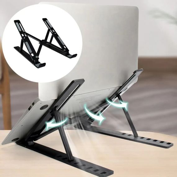 Підставка для ноутбука VHG X2 складана Foldable Laptop Stand Silver | Зображення 3