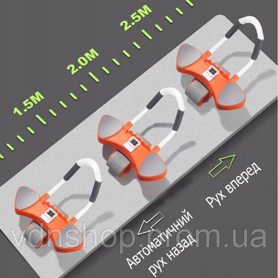 Автоматический тренажер для живота, колесико для живота с подушечкой для пуш-апа NL-88 | Зображення 9