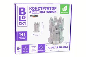Будівельний набір для творчості з міні-цеглинок BLOCKY "Кругла Башта" 31024 STRATEG
