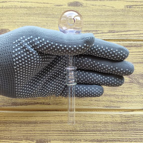 Стеклянная трубка Corrug Oil Pink | Зображення 2