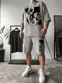 Комплект футболка/шорти ДТФ-петля