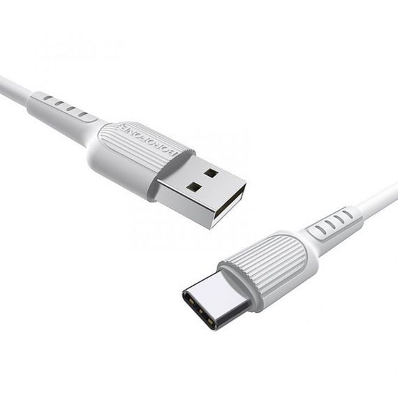 Дата кабель Borofone BX16 USB to Type-C (1m) Білий | Зображення 2