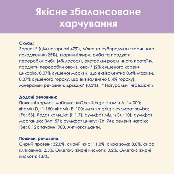 Сухой корм для котов с лососем Cat Chow Sensitive Salmon 1.5 кг | Зображення 7