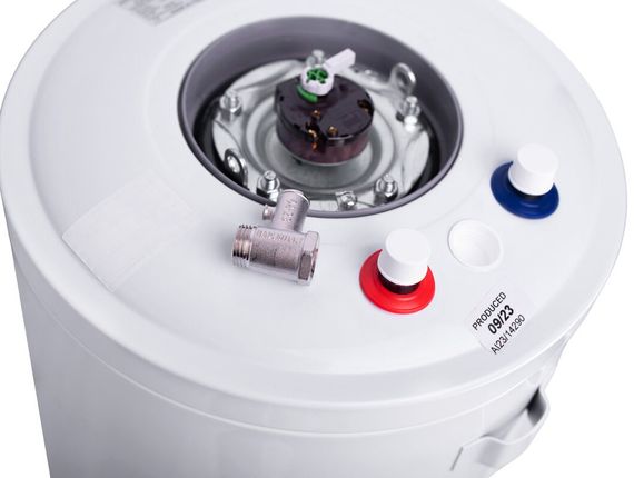 Водонагрівач Bandini Water Heaters SE 80, 80 л, 2000 кВт, "мокрий" ТЕН, вертикальний, циліндричний, білий (000004553) | Зображення 1