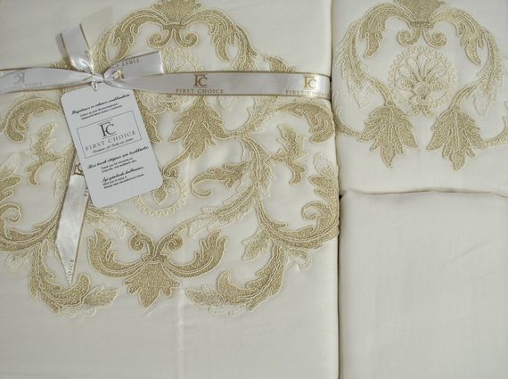 Постельное белье First Choice Moonlight V.I.P 200x220 Mirabel Krem | Зображення 2