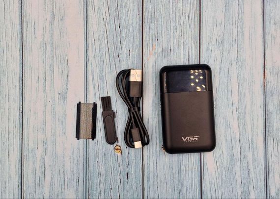 Електробритва VGR V-390 Зелена, висувний тример (47870- V-390_184) | Зображення 6